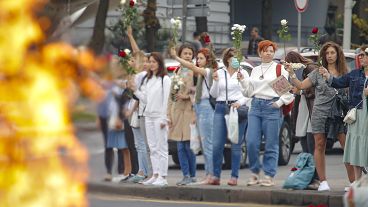 Протесты в Минске. 