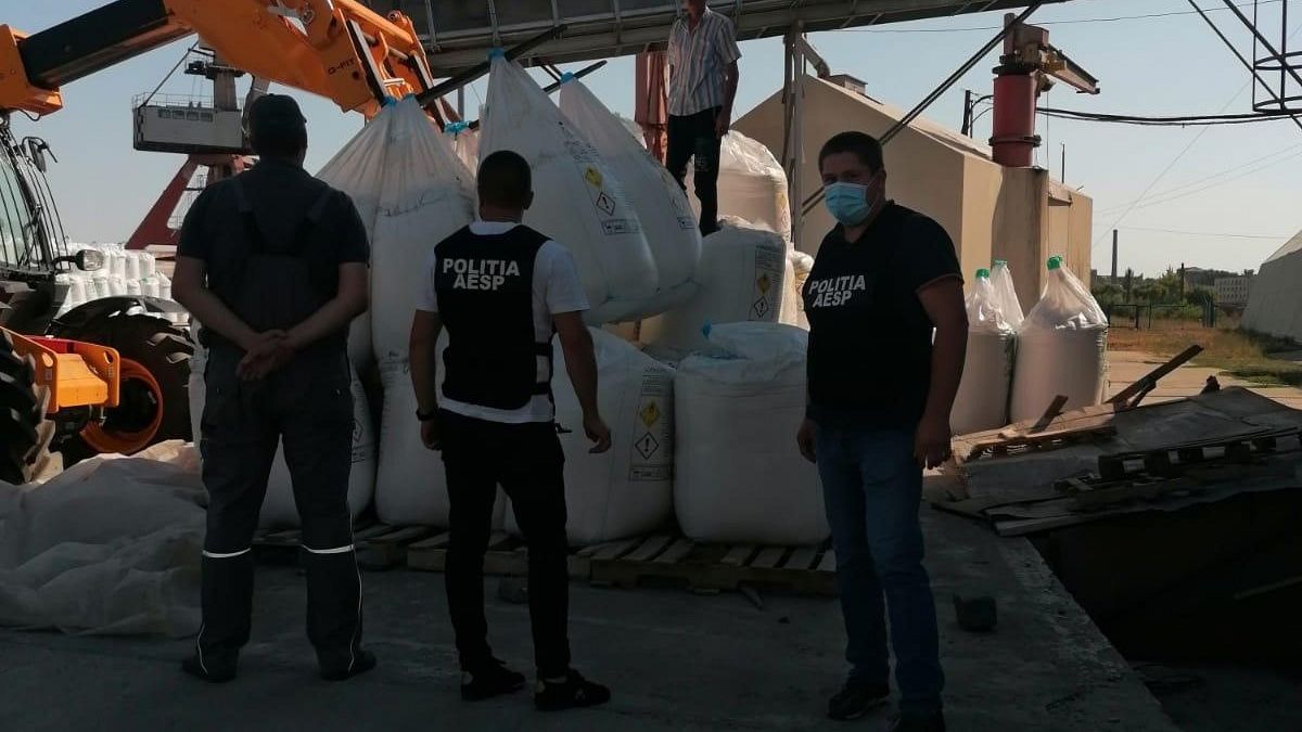 Romanian police found ammonium nitrate stored all over the country in unsafe conditions. 