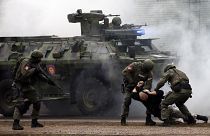 من تدريبات عسكرية صينية-صربية مشتركة ضدّ الإرهاب 