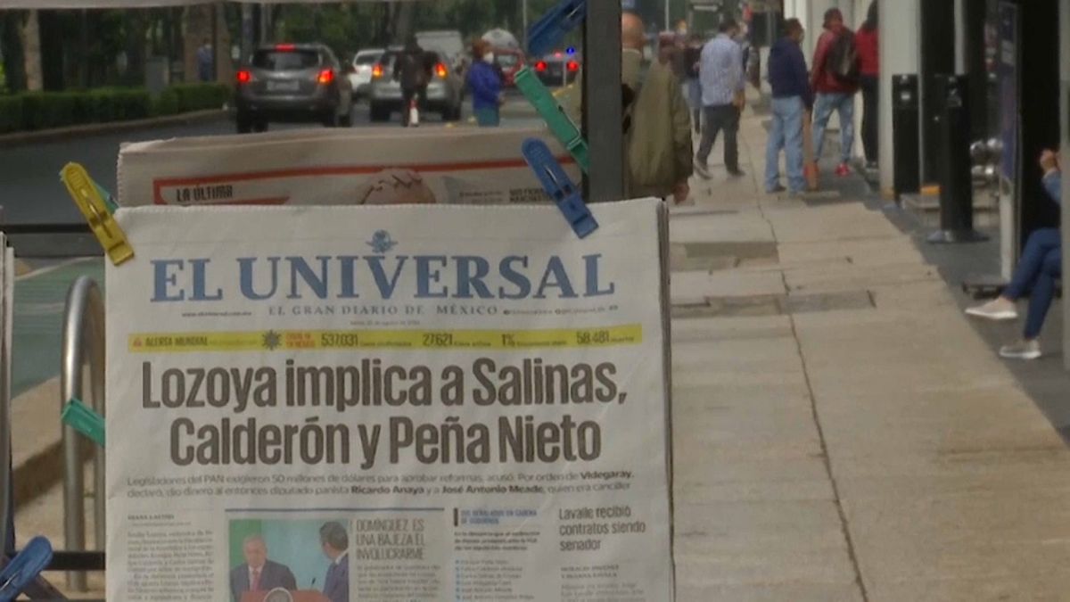 Primera página del periódico El Universal sobre el escándalo