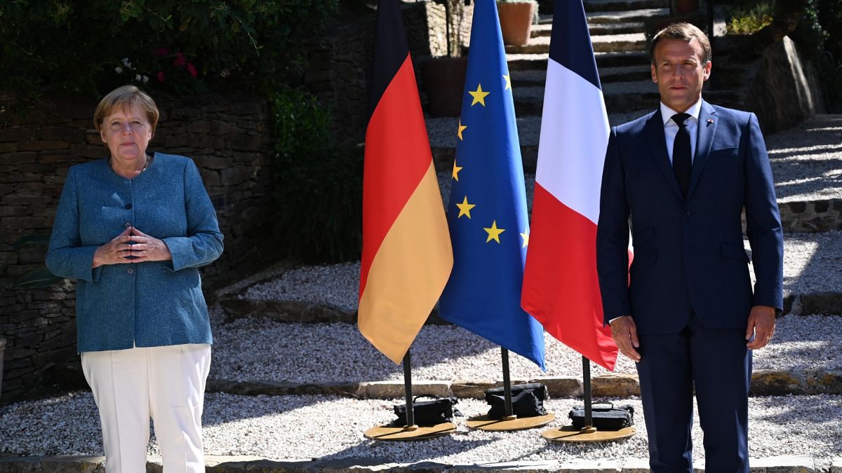 Angela Merkel ve Emmanuel Macron