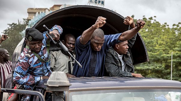 Security forces and others in celebration drive through the streets of the capital Bamako, Mali, Wednesday, Aug. 19, 2020 Security forces and others in celebration drive through the streets of the capital Bamako, Mali, Wednesday, Aug. 19, 2020