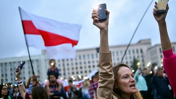 Belarus'ta protesto gösterileri devam ediyor Belarus'ta protesto gösterileri devam ediyor