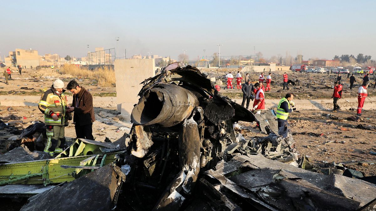 İran'da vurulan Ukrayna'ya ait yolcu uçağı