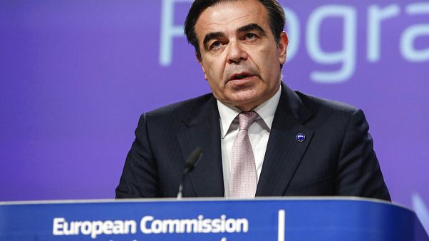 Ο αντιπρόεδρος της Ευρωπαϊκής Επιτροπής, Μαργαρίτης Σχοινάς Ο αντιπρόεδρος της Ευρωπαϊκής Επιτροπής, Μαργαρίτης Σχοινάς