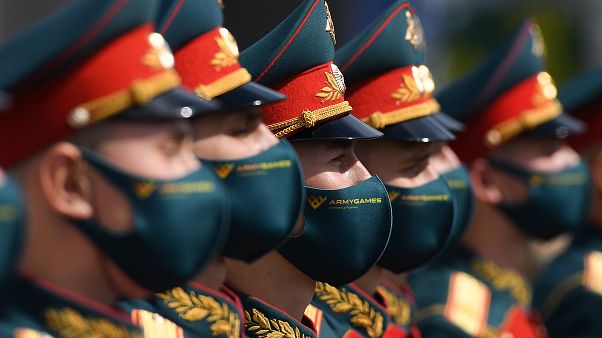 Построение на церемонии открытия Армейских международных игр — 2020 Построение на церемонии открытия Армейских международных игр — 2020