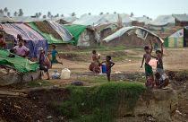 Arakan'ın Sittve kentindeki Rohingya kampları