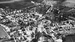Руины Орадур-сюр-Глан 1 января 1953