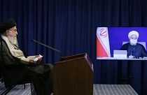 سخنرانی ویدئویی علی خامنه‌ای با هیات دولت ایران