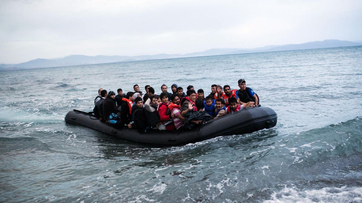 Yunanistan'a gelen Afgan göçmenler - 2015
