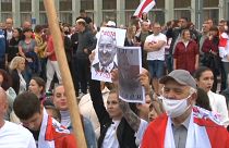 Ismét ellepték a tüntetők a Függetlenség terét Minszkben