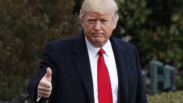 President Donald Trump waves as he walks from White House in Washington, Friday, Feb. 3, 2017 President Donald Trump waves as he walks from White House in Washington, Friday, Feb. 3, 2017