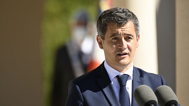 Fransa İçişleri Bakanı Gérald Darmanin Fransa İçişleri Bakanı Gérald Darmanin
