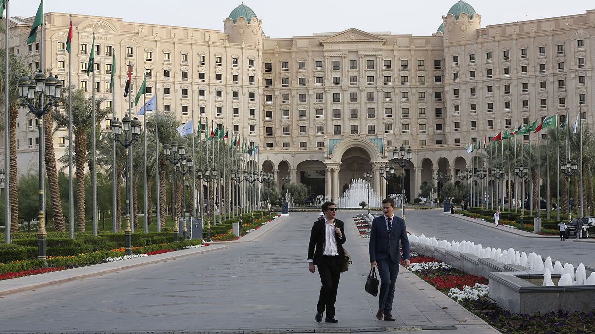 فندق الريتز كارلتون في الرياض الذي احتجز فيه مئات الأمراء السعوديين واتهموا بالفساد. 2019/10/28