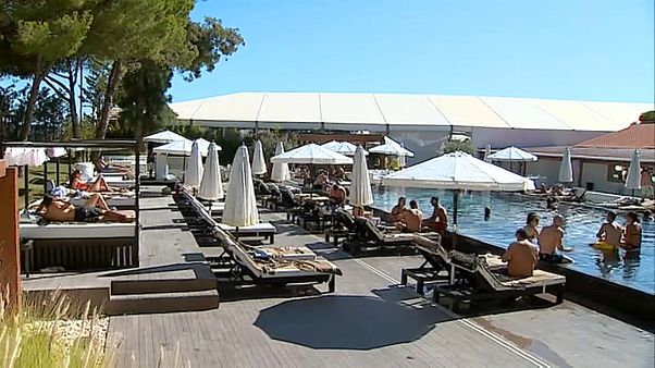Turistas britânicos no Algarve Turistas britânicos no Algarve
