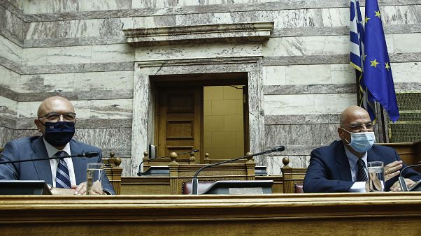 Ο ΥΠΕΞ, Νίκος Δένδιας, και ο ΥΦΥΠΕΞ για θέματα για την οικονομική διπλωματία και την εξωστρέφεια Κώστας Φραγκογιάννης Ο ΥΠΕΞ, Νίκος Δένδιας, και ο ΥΦΥΠΕΞ για θέματα για την οικονομική διπλωματία και την εξωστρέφεια Κώστας Φραγκογιάννης