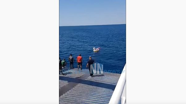 Εικόνα από τη διάσωση του παιδιού Εικόνα από τη διάσωση του παιδιού