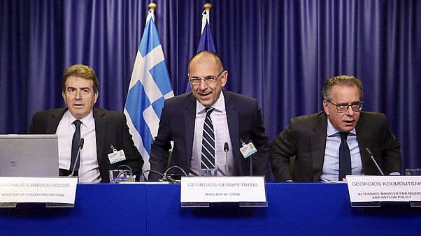 Yunan Devlet Bakanı Giorgos Gerapetritis Yunan Devlet Bakanı Giorgos Gerapetritis