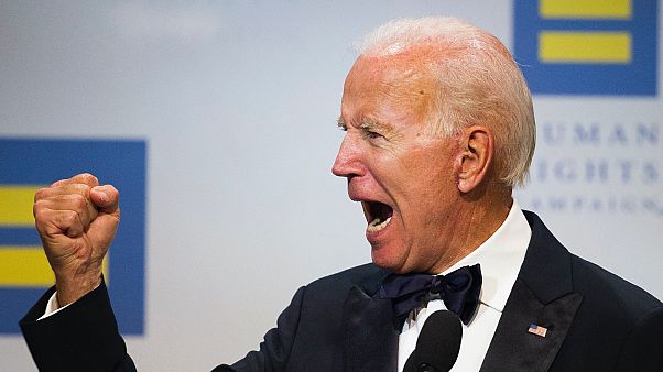 Joe Biden a Human Rights kampányvacsoráján, 2018-ban Joe Biden a Human Rights kampányvacsoráján, 2018-ban