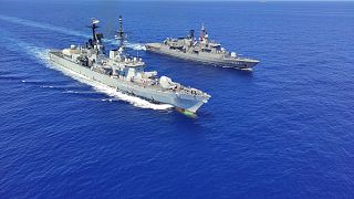 Milli Savunma Bakanlığı Doğu Akdeniz'de İtalya Deniz Kuvvetleri'ne ait muhrib ile geçiş eğitimleri icra edildiğini duyurdu.