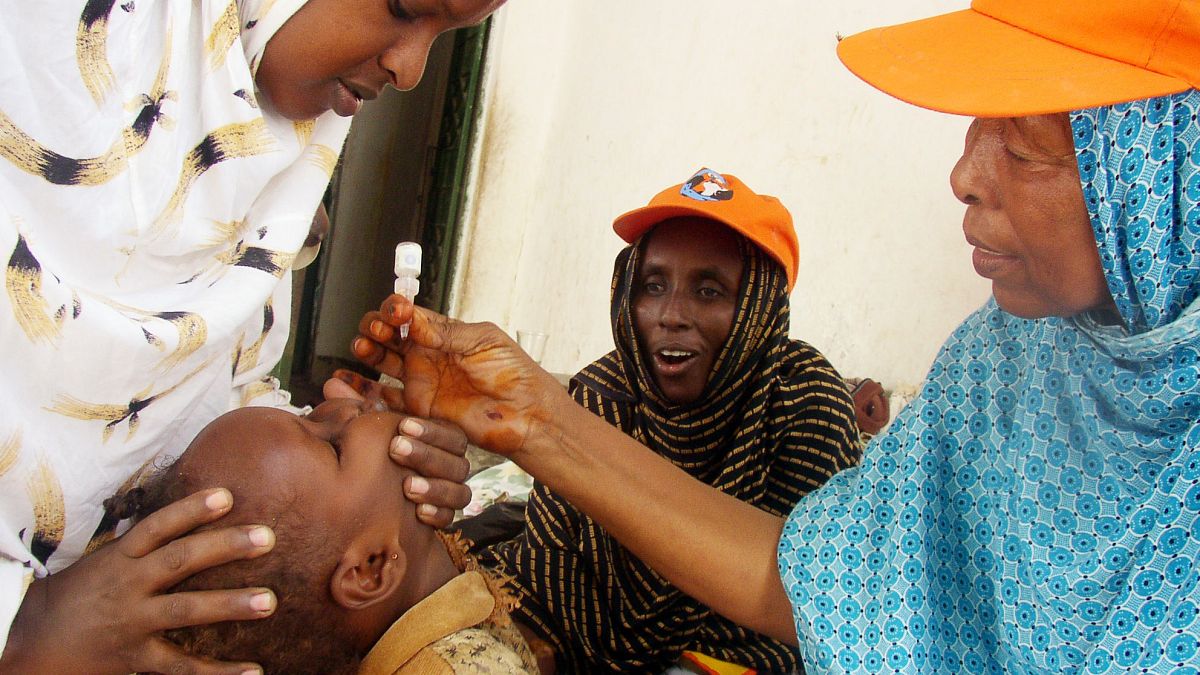File photo: Since 1996, eradication efforts "have prevented up to 1.8 million children from crippling life-long paralysis and saved approximately 180,000 lives," the WHO said.