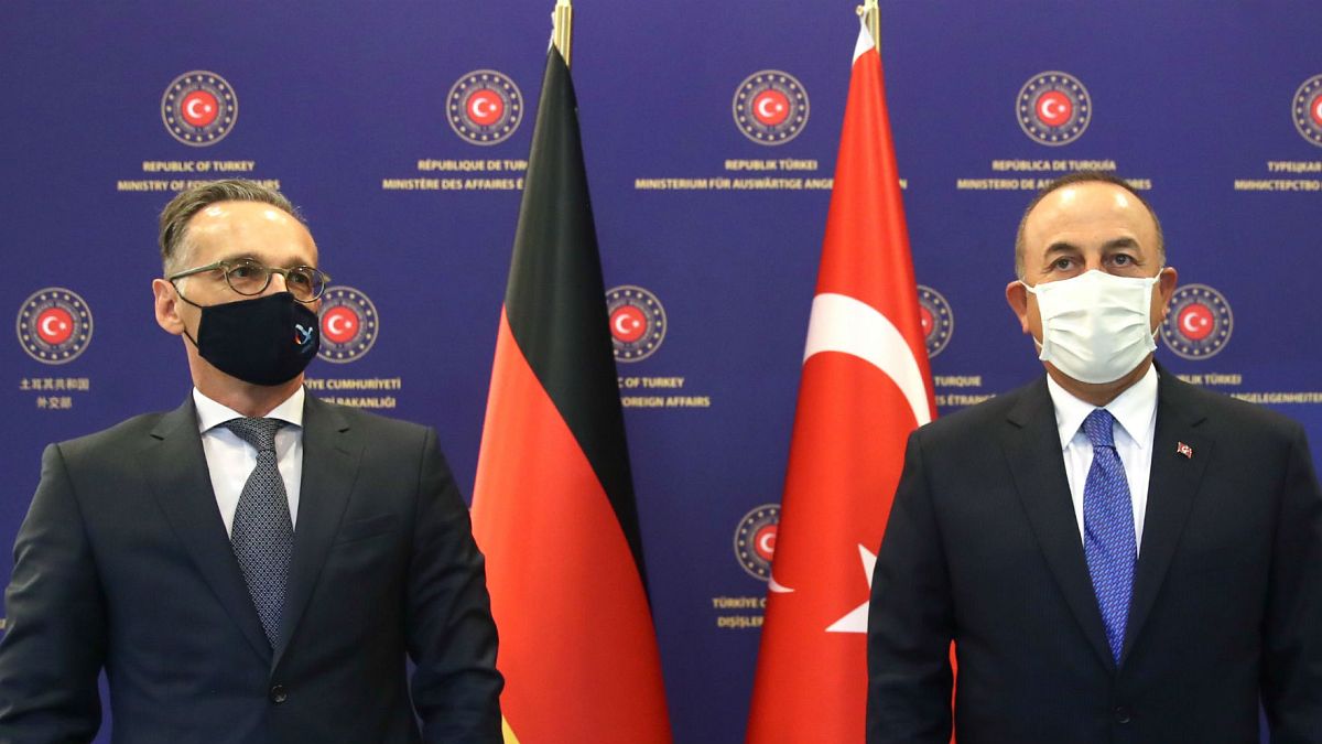 Dışişleri Bakanı Mevlüt Çavuşoğlu, Almanya Dışişleri Bakanı Heiko Maas (solda) ile görüştü
