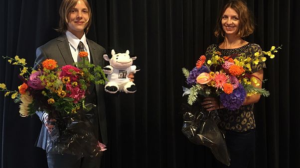 International Booker Prize winner Marieke Lucas Rijneveld and translator Michele Hutchison. International Booker Prize winner Marieke Lucas Rijneveld and translator Michele Hutchison.