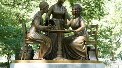 Les statues de trois pionnières de la lutte pour les droits des femmes inaugurées à Central Park