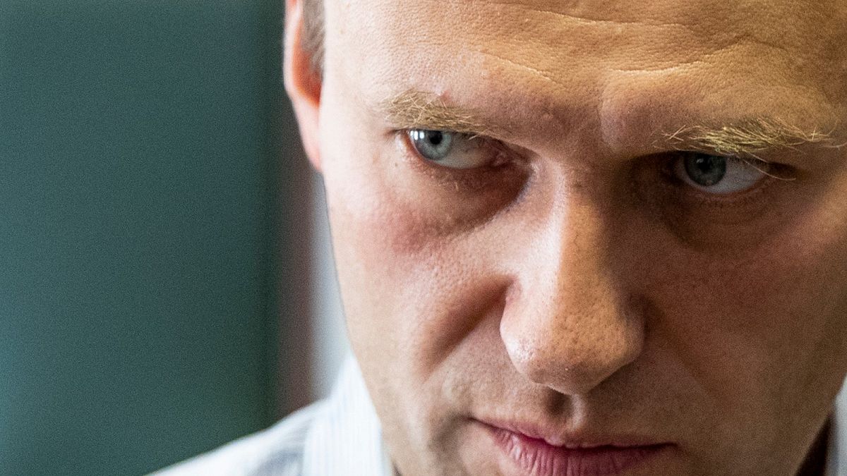 In this Wednesday, Sept. 5, 2018 file photo Russian opposition leader Alexei Navalny pictured at a hearing in Moscow, Russia