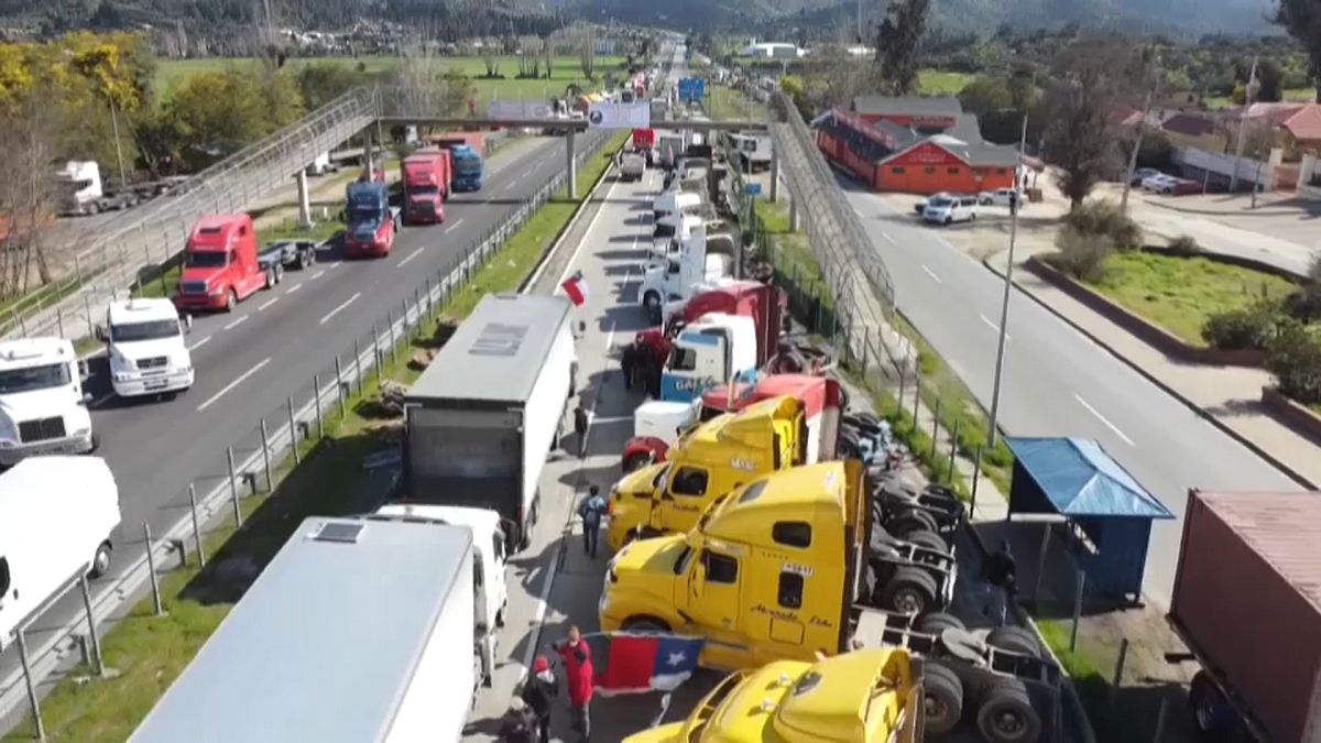 Chiles Lastwagenfahrer streiken