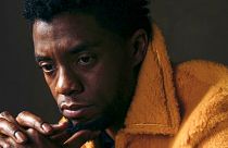 In this Feb. 14, 2018 photo, actor Chadwick Boseman poses for a portrait in New York to promote his film, "Black Panther