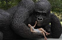 El gorila de bronce más grande del mundo está en Nueva York