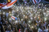 Thousands of protesters are demanding President Lukashenko resigns. 
