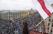 Más de 10.000 mujeres marcharon en Bielorrusia contra la violencia policial durante las protestas