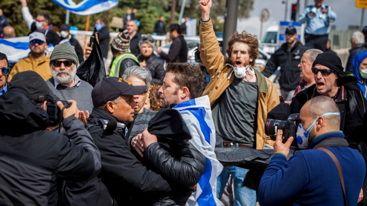 Amíg Netanjáhú nem távozik, addig a tüntetők sem