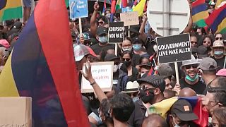 Mauritians Protest Oil Spill Mismanagement 