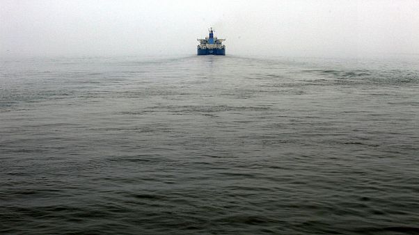 An oil tanker navigates through the bay near Zhoushan Oil Reserve in Zhoushan in Zhejiang Province, China An oil tanker navigates through the bay near Zhoushan Oil Reserve in Zhoushan in Zhejiang Province, China