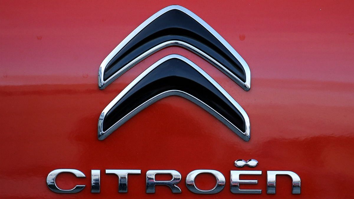 A Citroen logo, of PSA Group