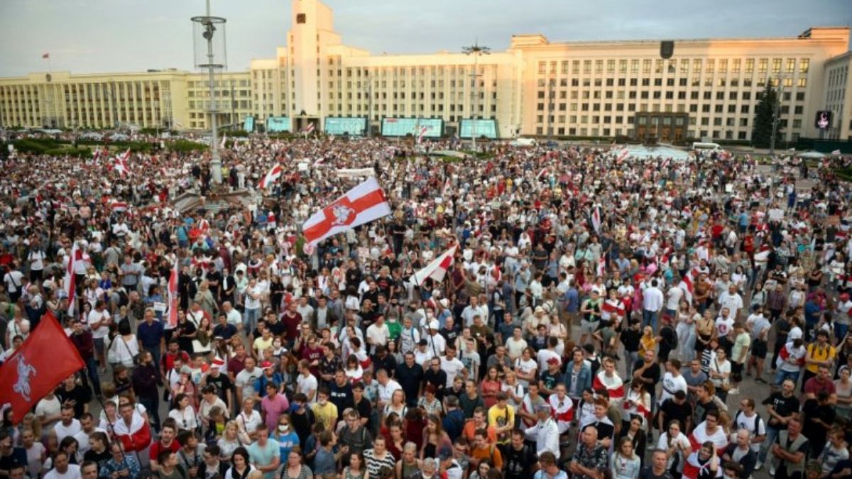 Minsk protesto