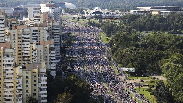 Λευκορωσία: Τρίτο Σαββατοκύριακο αντικυβερνητικών διαδηλώσεων Λευκορωσία: Τρίτο Σαββατοκύριακο αντικυβερνητικών διαδηλώσεων