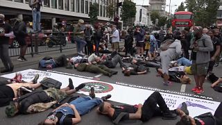 Die-in protest against racism staged in London