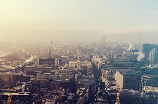 London view from St Paul's Cathedral