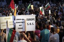 Proteste gegen Korruption in der Innenstadt von Sofia, Bulgarien, 29.07.2020