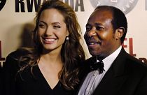 Paul Rusesabagina ile Angelina Jolie