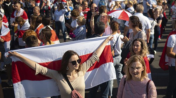 Minsk'te protestolar Minsk'te protestolar