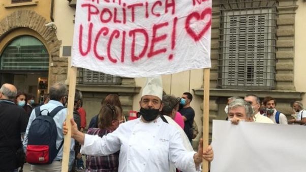 Protesta dei ristoratori Protesta dei ristoratori