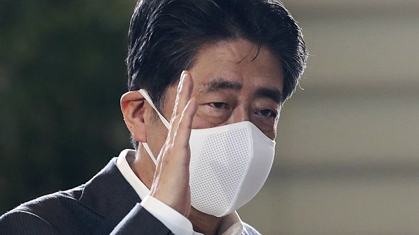 Japonya'nın istifa eden Başbakanı Şinzo Abe Japonya'nın istifa eden Başbakanı Şinzo Abe