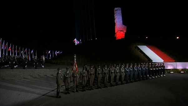 Церемония в годовщину начала немецкого вторжения в Гданьске 1 сентября 2020 Церемония в годовщину начала немецкого вторжения в Гданьске 1 сентября 2020