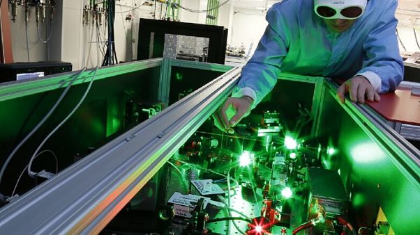 When finished, the laser could be the largest in the world. When finished, the laser could be the largest in the world.