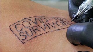 Tatuaje de la campaña 'COVID-19 survivor'